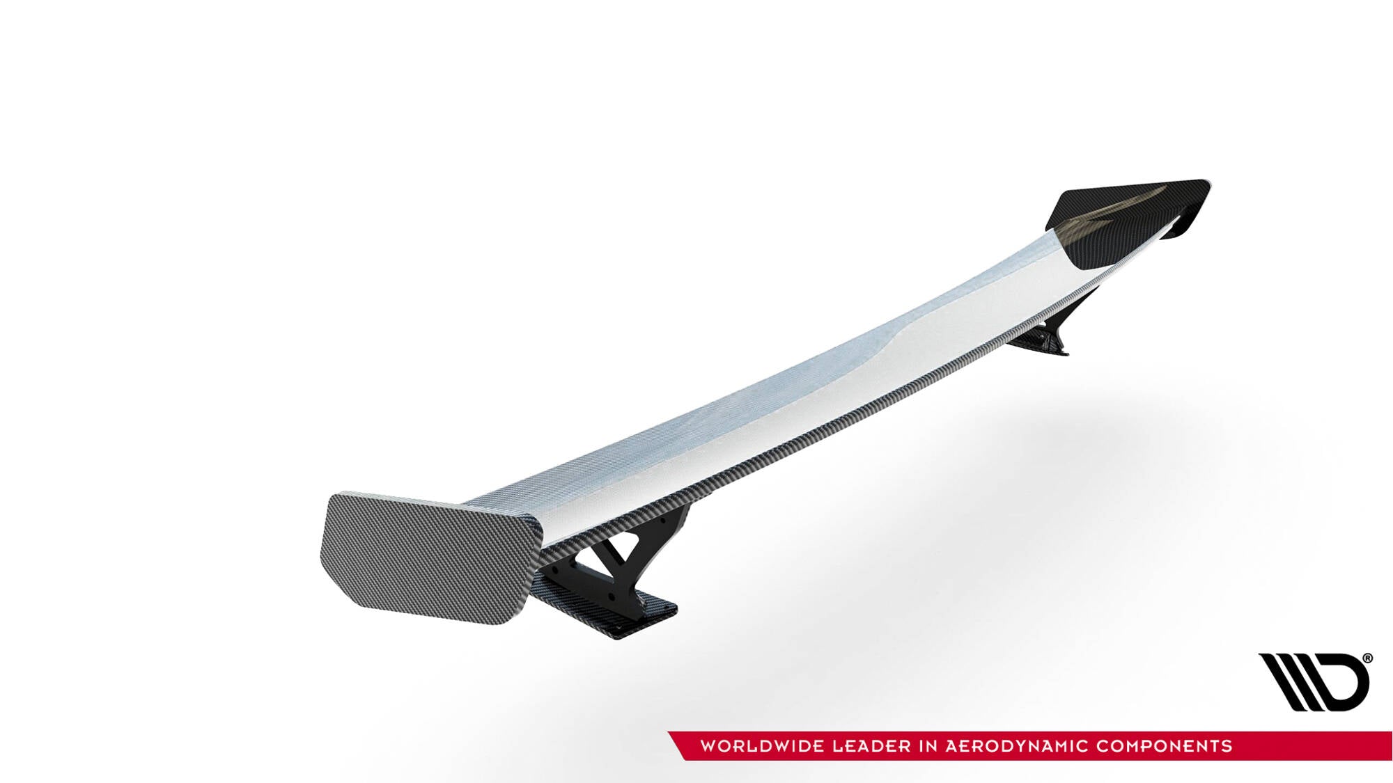 Maxton Design Carbon Spoiler With External Brackets Uprights Audi A3 / A3 S-Line / S3 / RS3 Limousine 8V / 8V Facelift für Audi A3