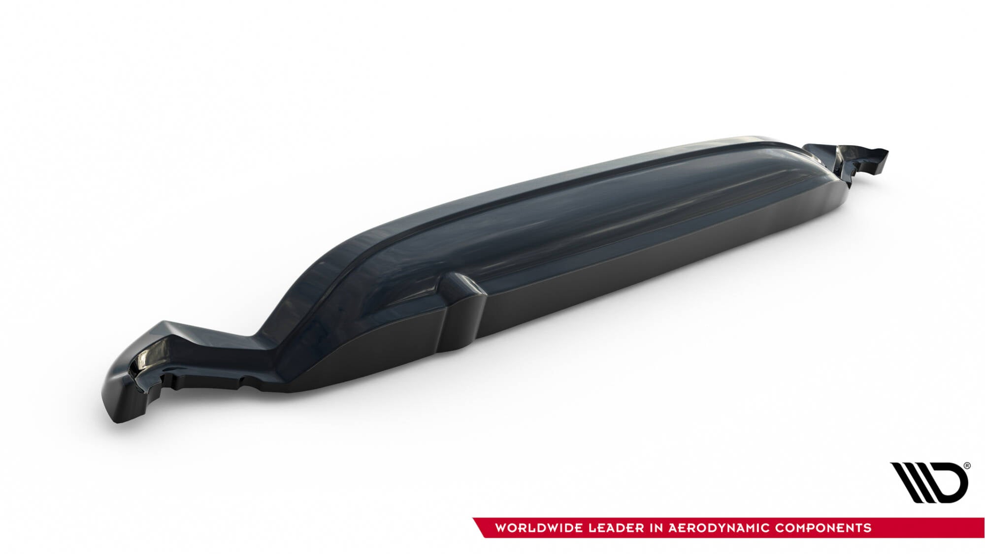 Maxton Design Street+ Mittlerer Diffusor RACE passend für Toyota IQ schwarz Hochglanz