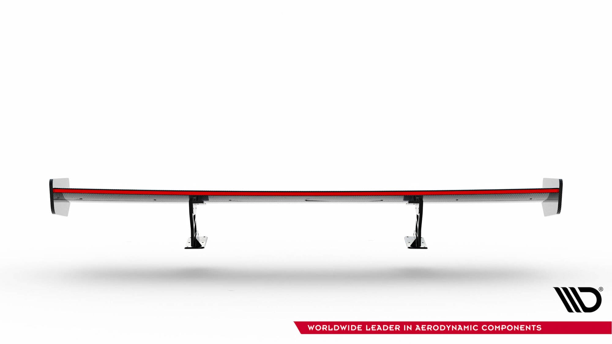 Maxton Design Carbon Spoiler With Internal Brackets Uprights + LED BMW 3er / M3 Coupe E92 für BMW 3er E92