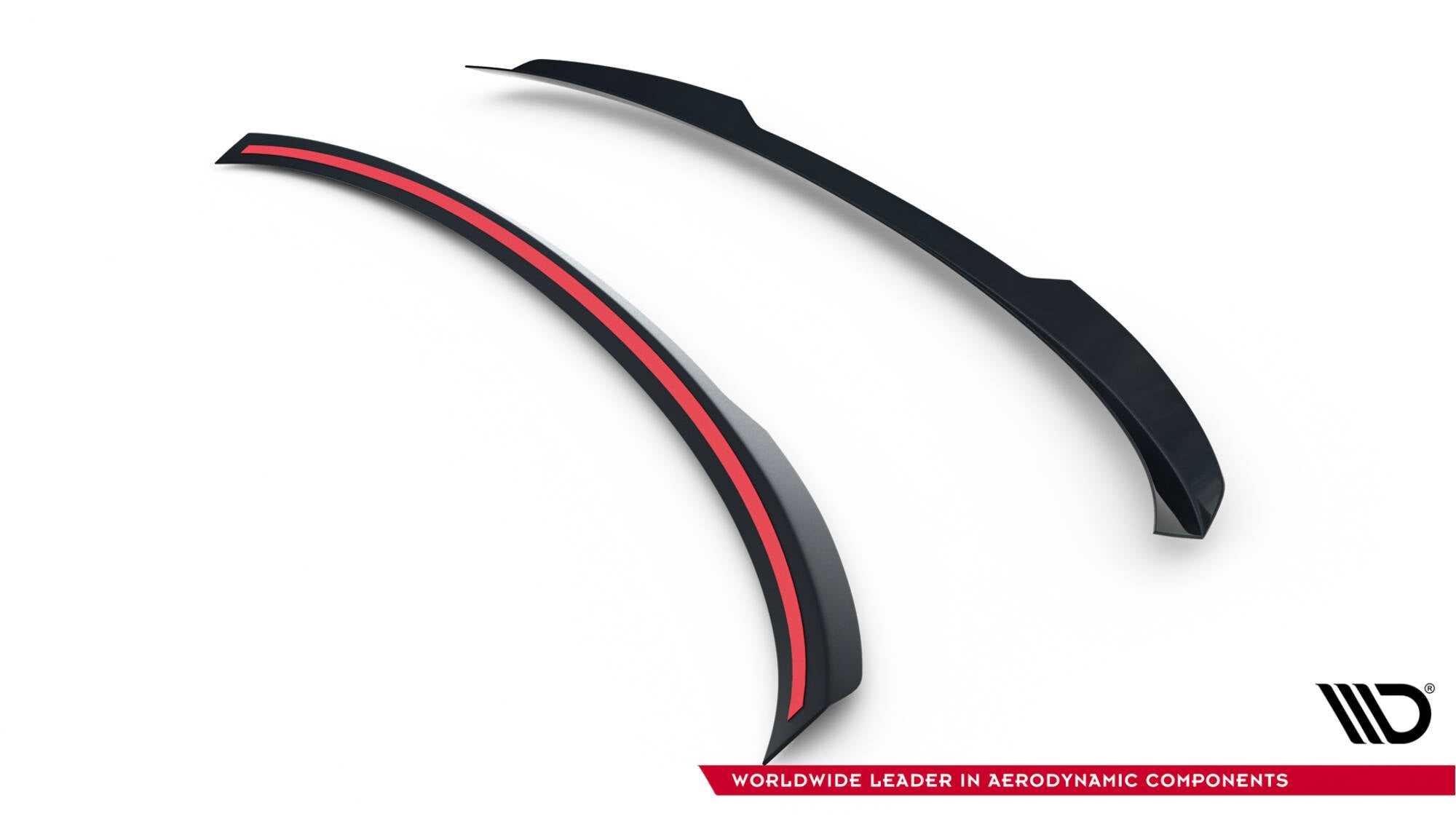 Maxton Design Niedriger Spoiler CAP passend für Audi e-tron schwarz Hochglanz