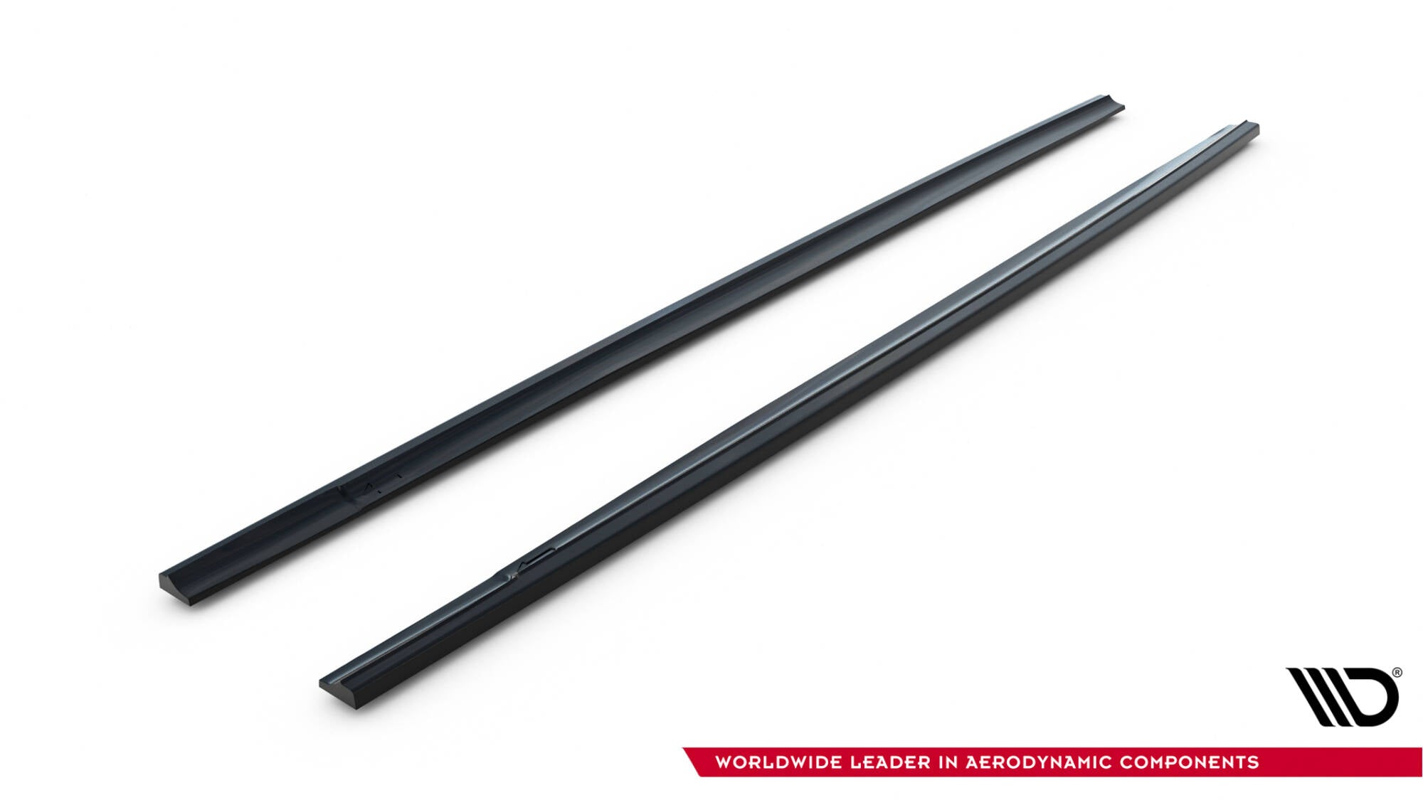 Maxton Design Street+ Seitenschweller Leisten passend für Ford Focus ST Mk2 FL schwarz Hochglanz