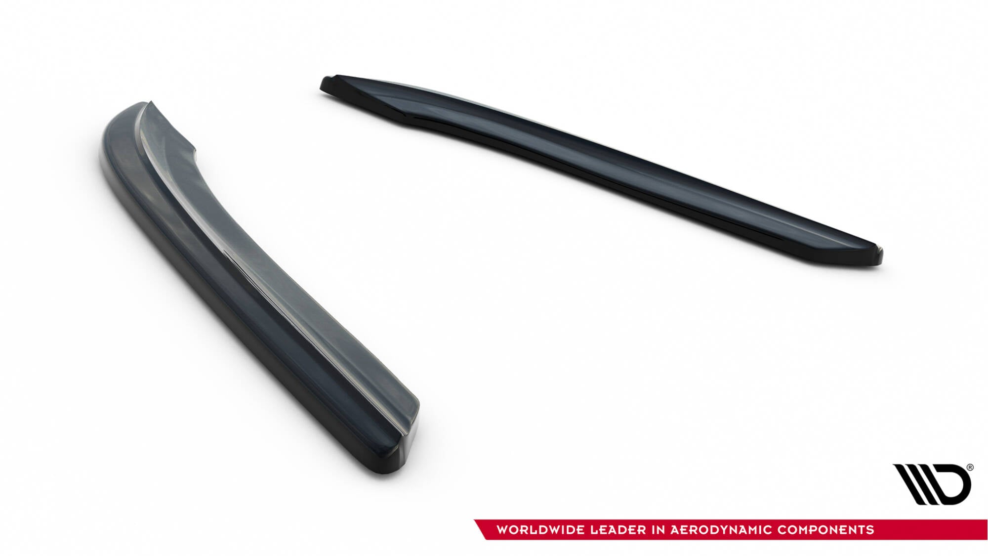 Maxton Design Heck Ansatz Flaps Diffusor passend für BMW 6er Coupe E63 / Cabrio E64 schwarz Hochglanz