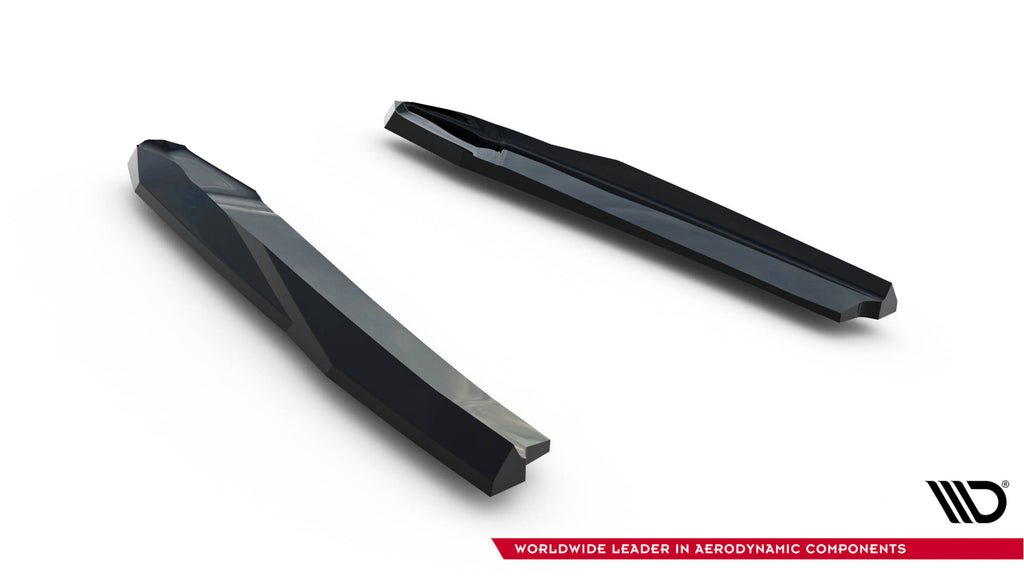 Maxton Design Heck Ansatz Flaps Diffusor V.7 passend für Skoda Octavia RS Liftback / Combi Mk4 schwarz Hochglanz