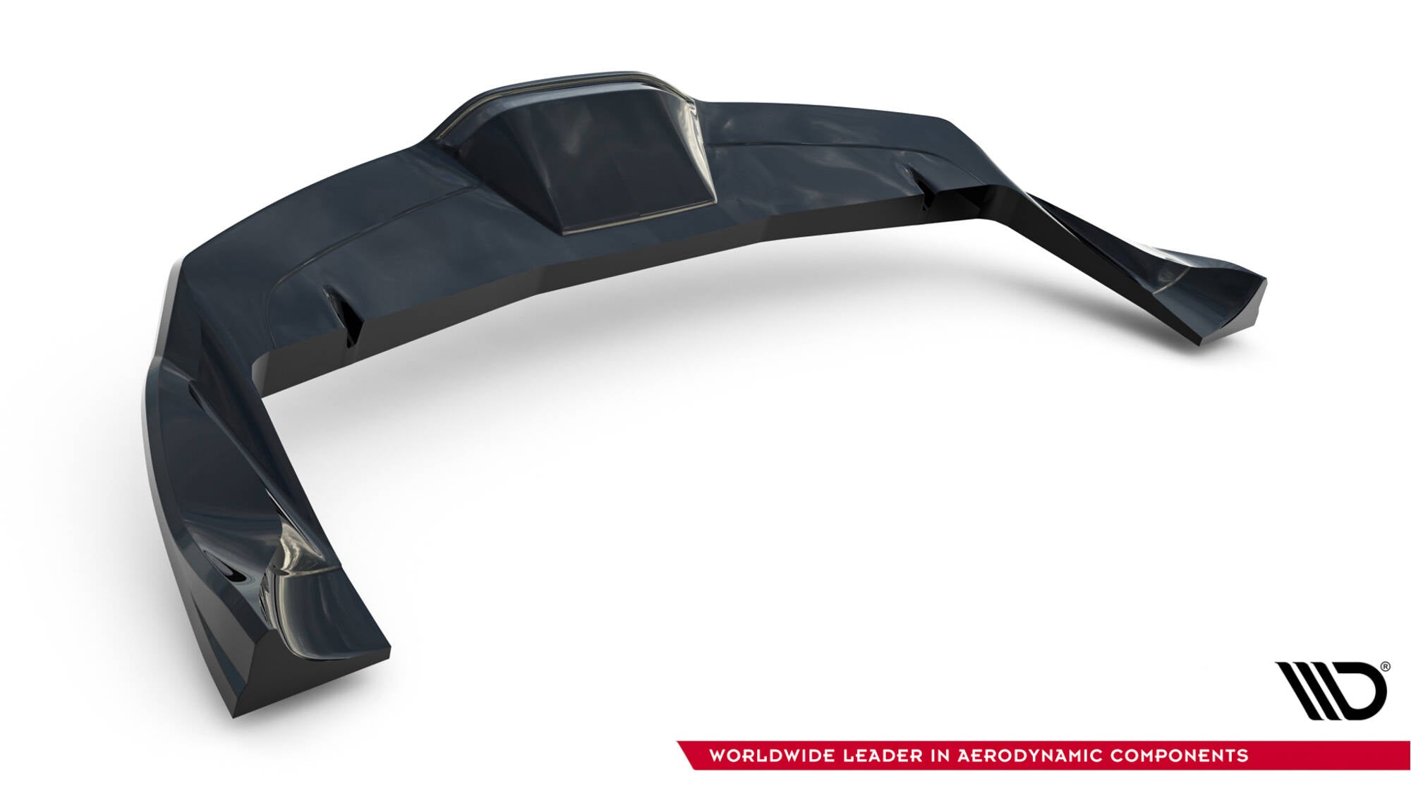 Maxton Design Street+ Mittlerer Diffusor RACE V.2 passend für Tesla Model X Mk1 Facelift schwarz Hochglanz