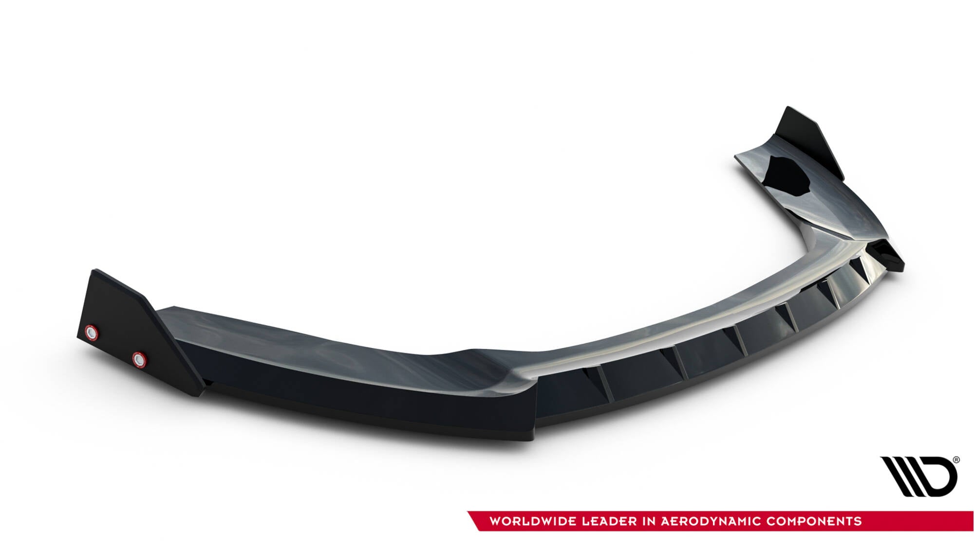 Maxton Design Street+ Spoilerlippe Front Ansatz V.6 + Flaps passend für Ford Fiesta ST Mk7 Facelift
