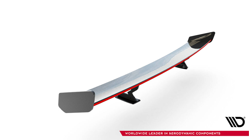 Maxton Design Carbon Spoiler With Internal Brackets Uprights + LED Chevrolet Camaro SS Mk6 Facelift für Chevrolet Camaro Mk6 Facelift
