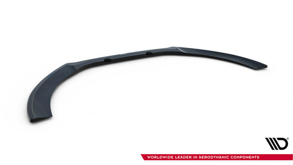 Maxton Design Street+ Spoilerlippe Front Ansatz V.1 passend für Audi RS6 C7 / C7 Facelift schwarz Hochglanz