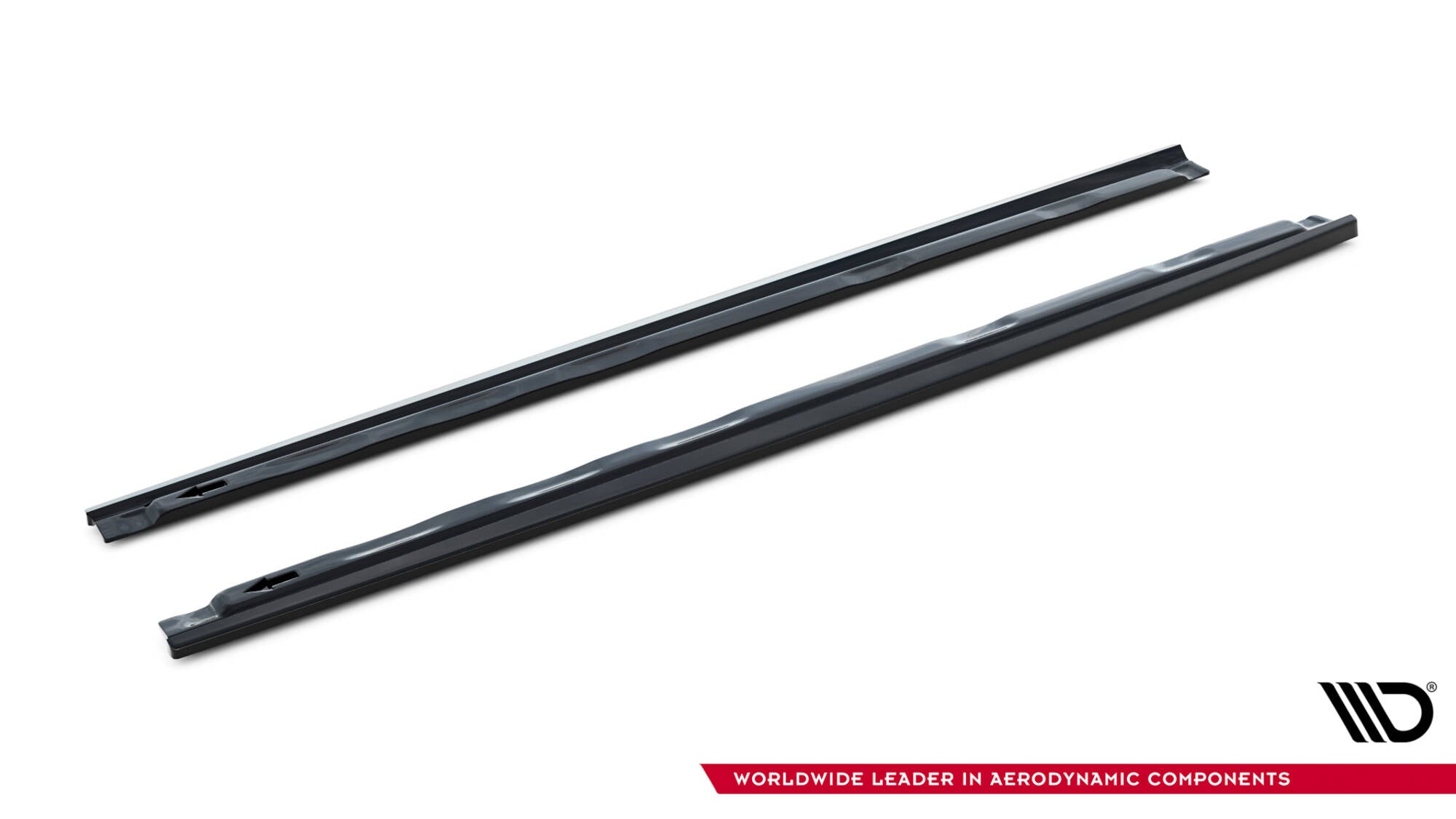Maxton Design Street+ Seitenschweller Leisten passend für Renault Laguna Hatchback GT Mk3 schwarz Hochglanz
