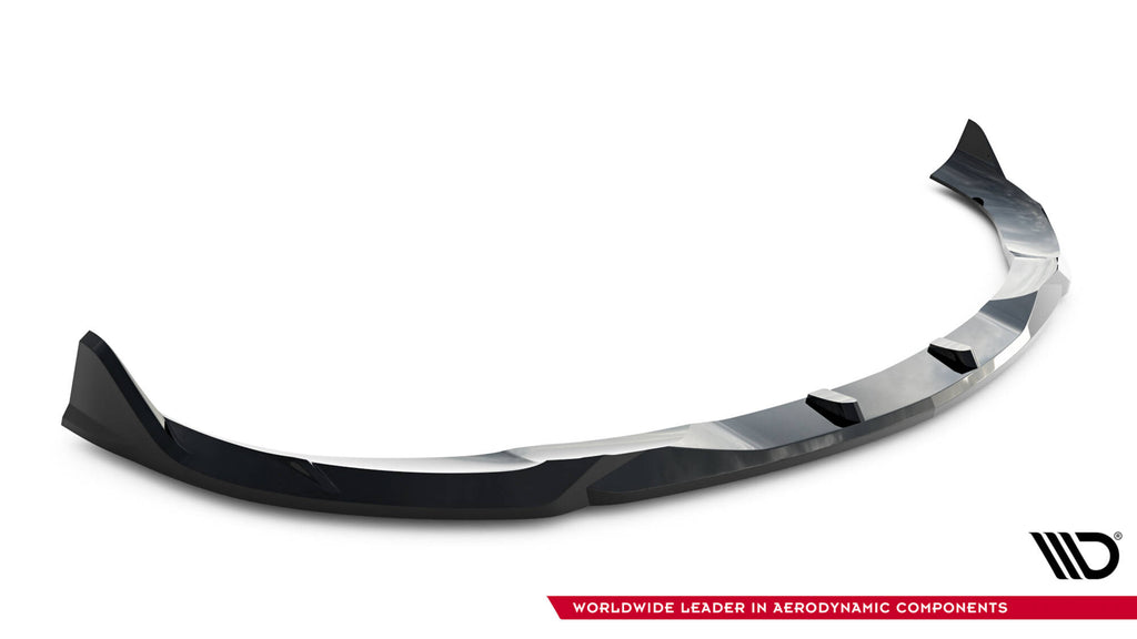 Maxton Design Street+ Spoilerlippe Front Ansatz V.2 passend für Mercedes-AMG CLE 53 C236 schwarz Hochglanz
