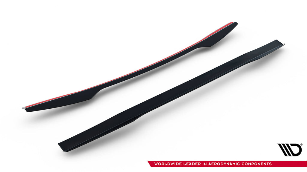 Maxton Design Spoiler CAP passend für Subaru Impreza WRX STI Mk3 Facelift schwarz Hochglanz