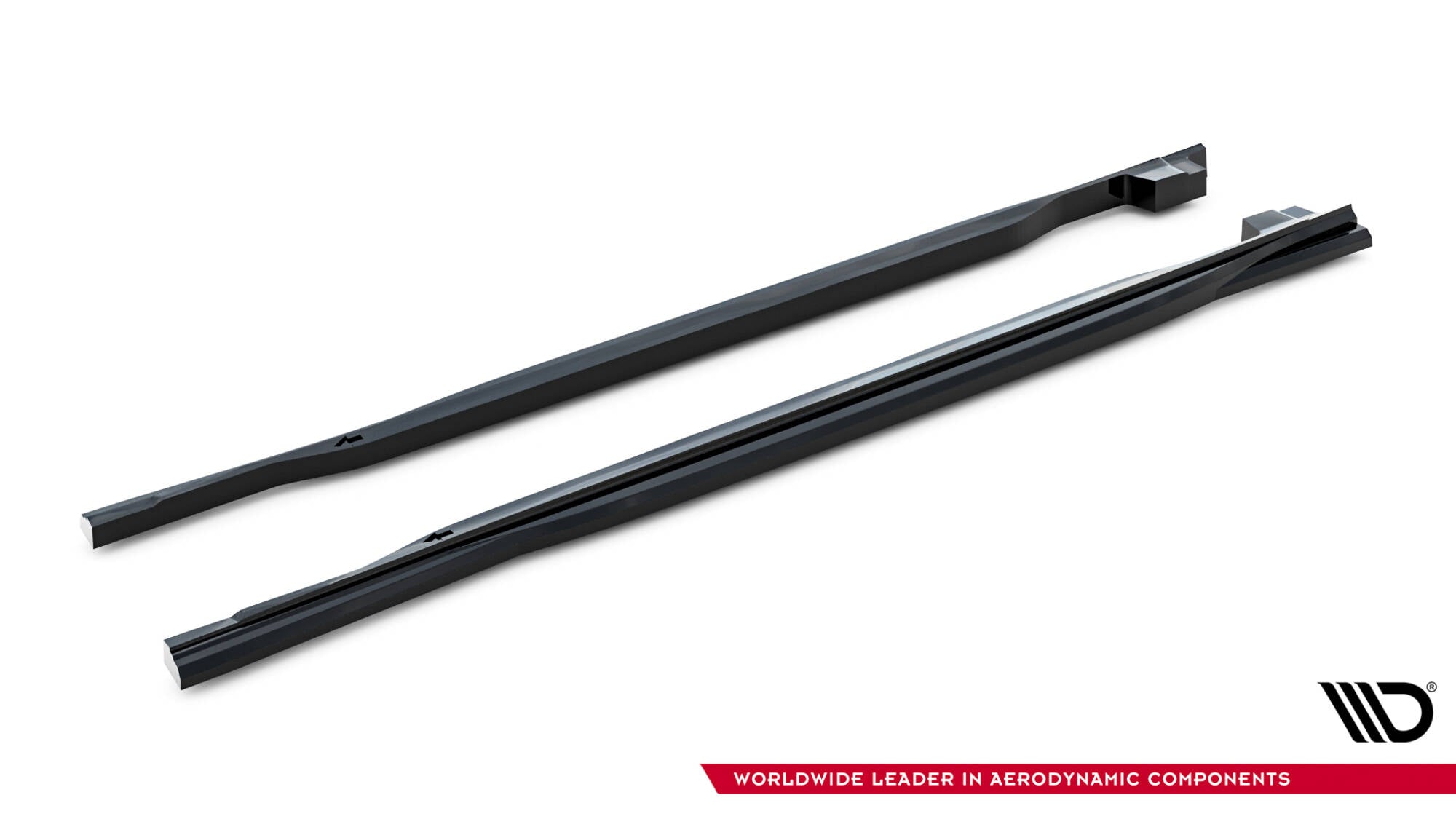 Maxton Design Street+ Seitenschweller Leisten passend für Land Rover Range Rover Sport Mk2 Facelift schwarz Hochglanz