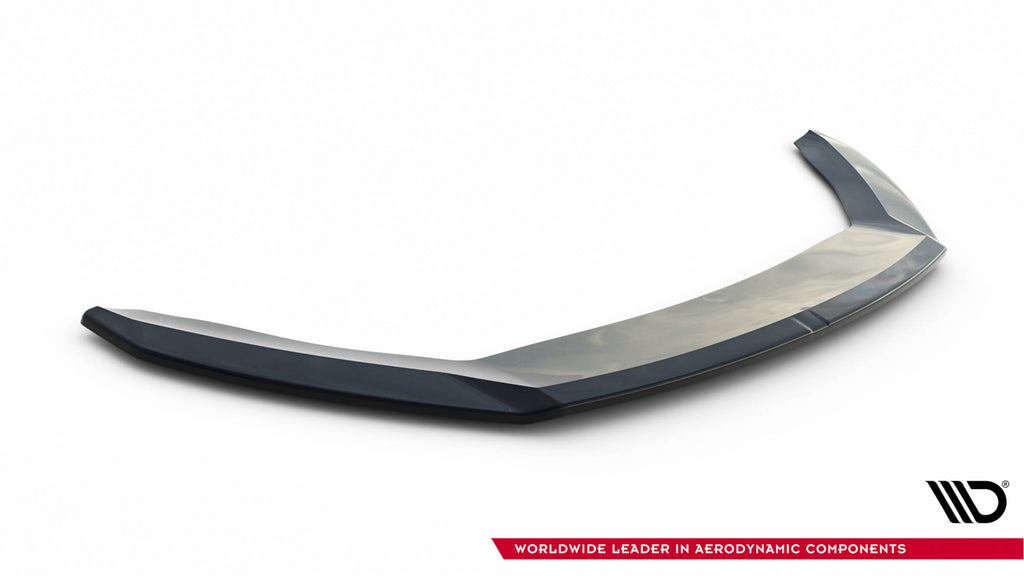 Maxton Design Street+ Spoilerlippe Front Ansatz V.2 passend für Seat Leon Cupra / FR Mk3 FL schwarz Hochglanz