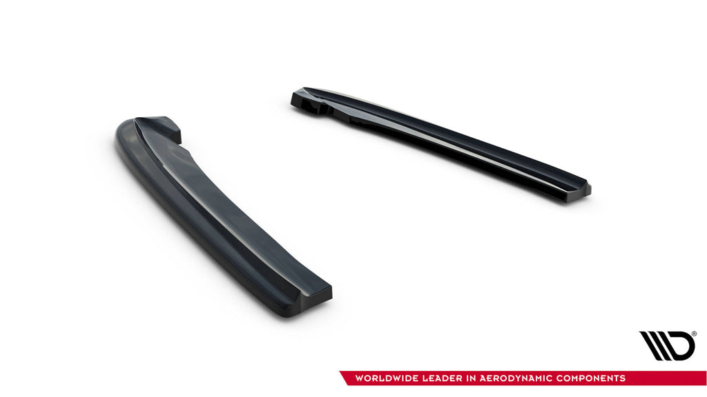 Maxton Design Heck Ansatz Flaps Diffusor passend für Audi RS5 Coupe / Sportback F5 schwarz Hochglanz