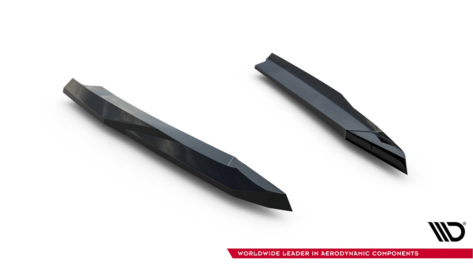 Maxton Design Heck Ansatz Flaps Diffusor V.5 passend für Skoda Octavia RS Liftback / Combi Mk4 / Mk4 Facelift schwarz Hochglanz
