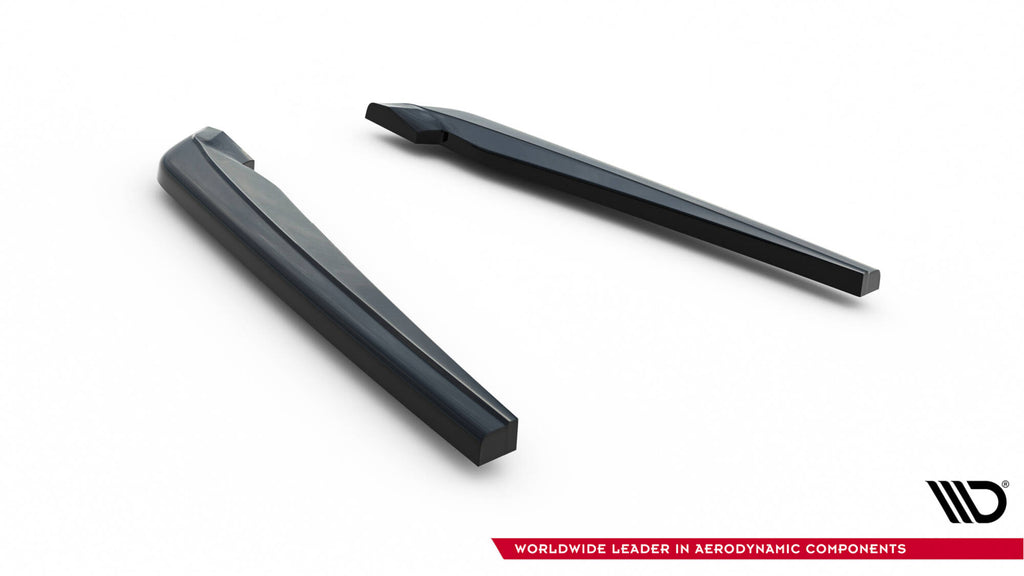 Maxton Design Heck Ansatz Flaps Diffusor V.1 passend für Audi A6 / A6 C7 S-line/ S6 C7 Facelift schwarz Hochglanz