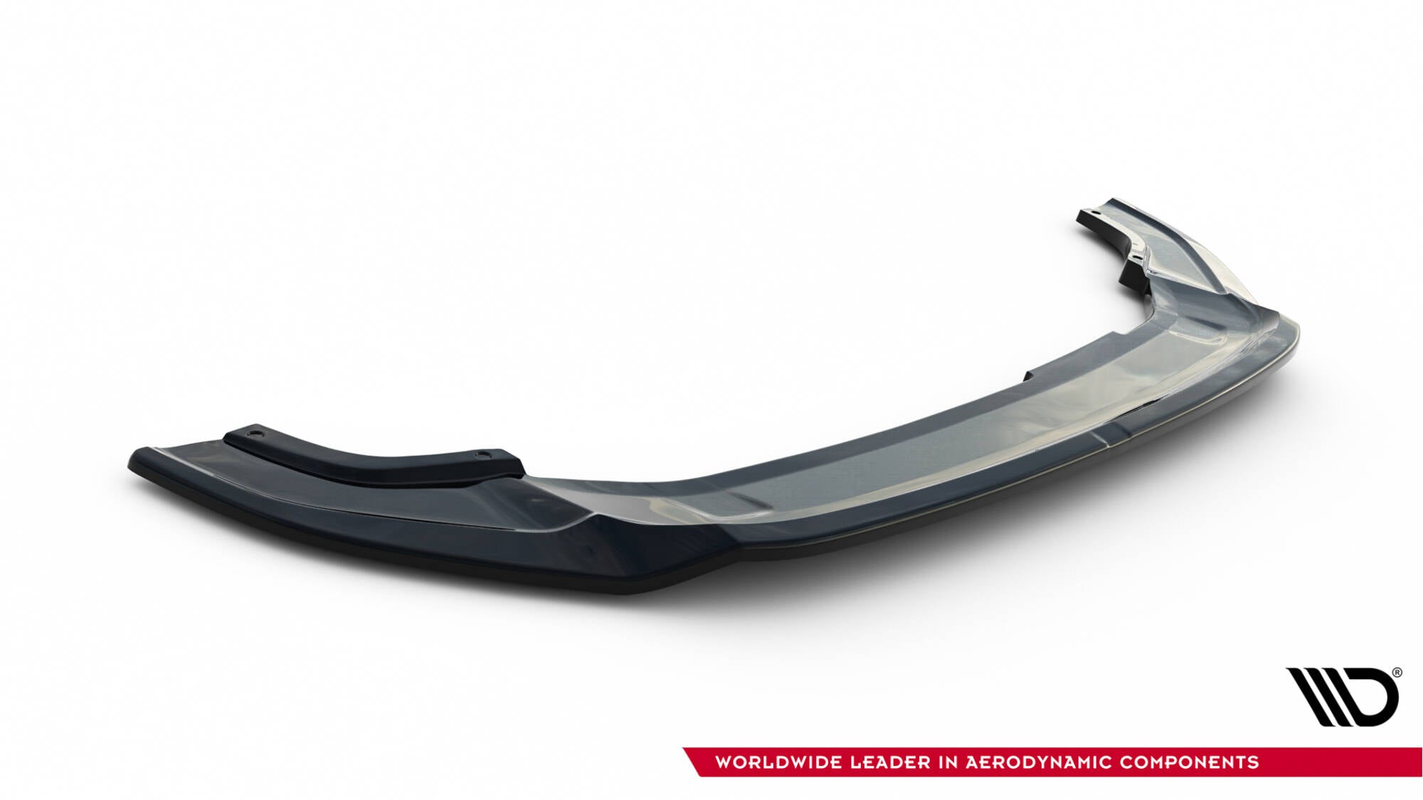 Maxton Design Street+ Spoilerlippe Front Ansatz V.3 passend für VW Golf R / R-Line Mk7 Facelift schwarz Hochglanz