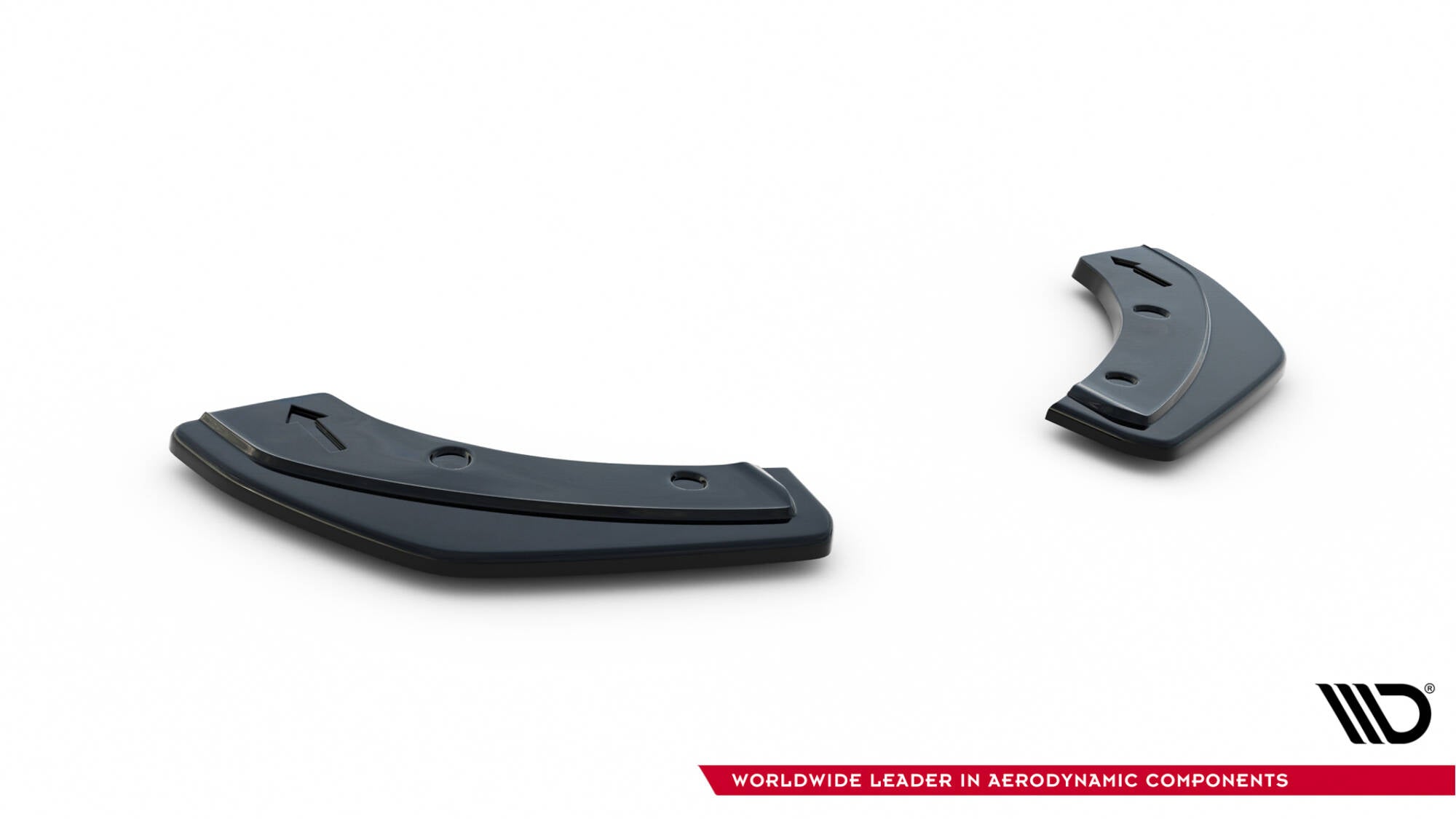 Maxton Design Heck Ansatz Flaps Diffusor passend für Peugeot RCZ Mk1 / Mk1 Facelift schwarz Hochglanz