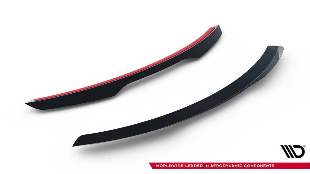 Maxton Design Spoiler CAP passend für Lexus RX F-Sport Mk5 schwarz Hochglanz