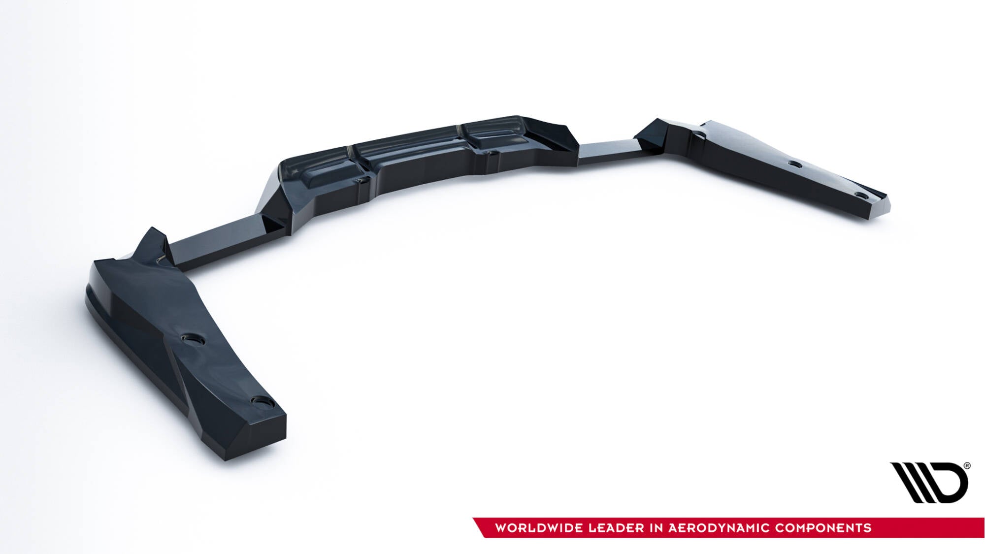 Maxton Design Street+ Mittlerer Diffusor RACE passend für BMW X4M F98 Facelift schwarz Hochglanz