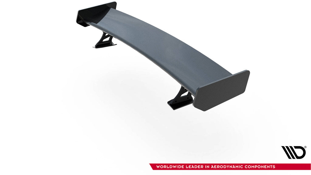 Maxton Design Carbon Spoiler With External Brackets Uprights Audi A5 Coupe 8T für Audi A5 / S5 / RS5