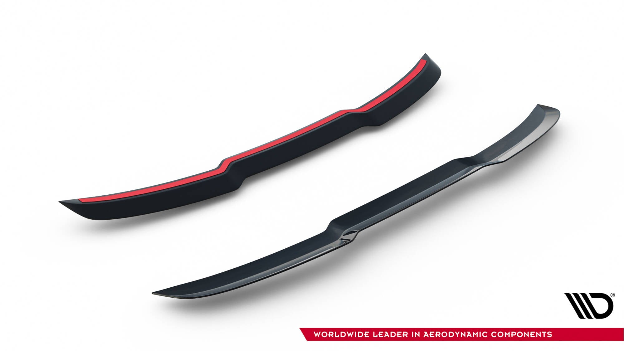 Maxton Design Spoiler CAP passend für Audi A6 S-Line / S6 Avant C7 / C7 Facelift schwarz Hochglanz