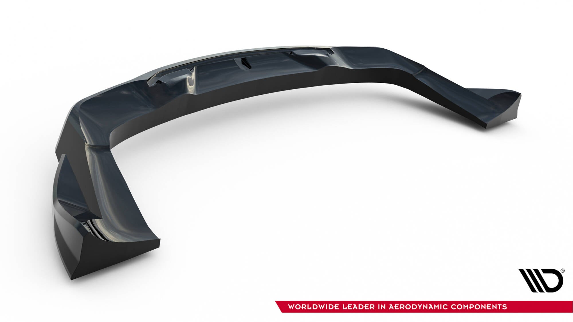 Maxton Design Street+ Mittlerer Diffusor RACE passend für Mercedes-AMG GT C C190 Facelift schwarz Hochglanz