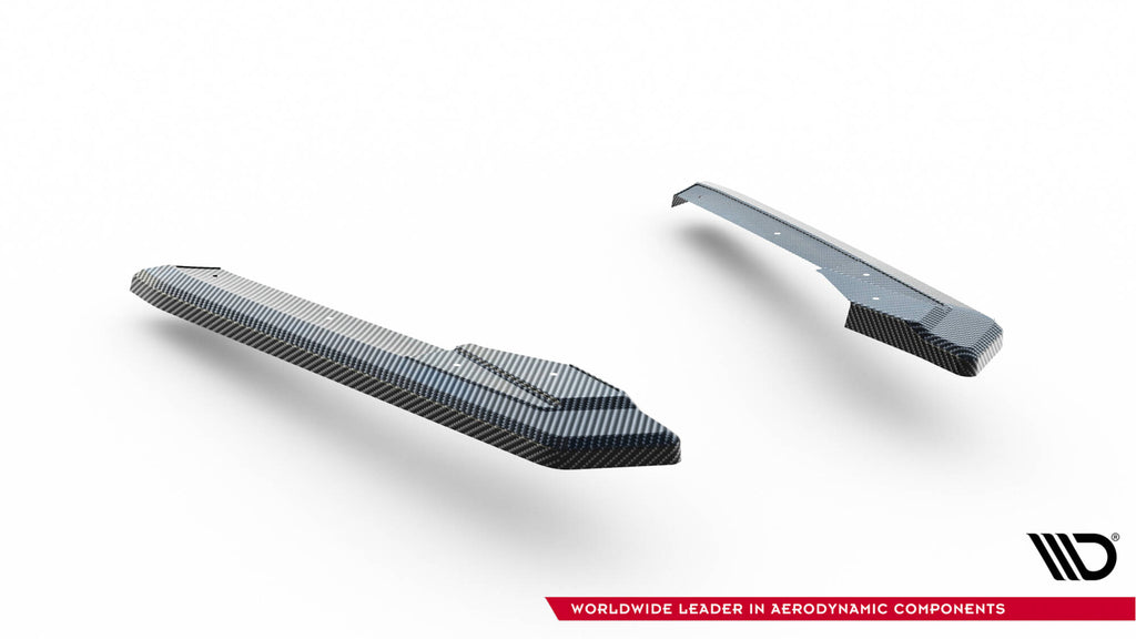 Maxton Design Prepreg Carbon Fiber Heck Ansatz Flaps Diffusor passend für Audi RS7 C8