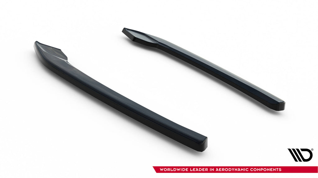 Maxton Design Heck Ansatz Flaps Diffusor V.3 passend für Skoda Superb Liftback / Combi Mk3 schwarz Hochglanz
