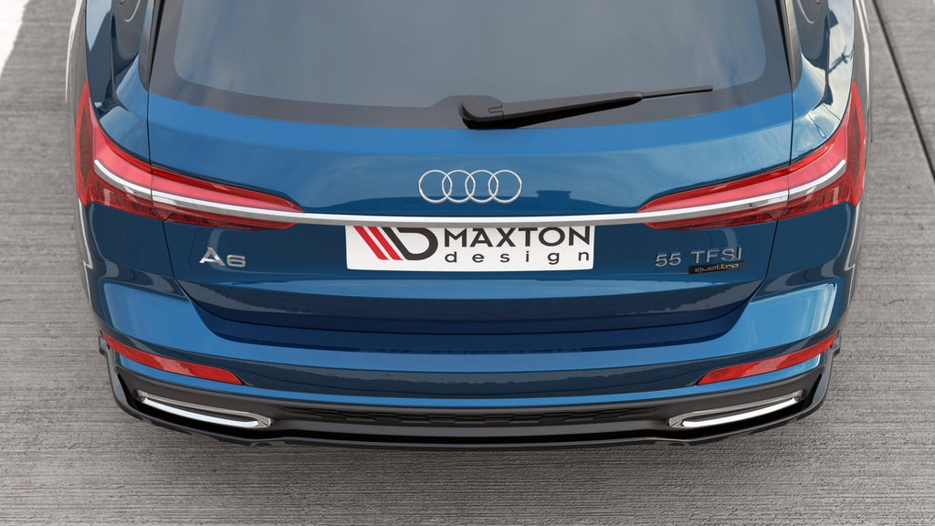 Maxton Design Heckansatz Audi A6 S-Line C8 schwarz Hochglanz für Audi A6