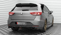 Maxton Design Spoiler CAP V.2 passend für Seat Leon Cupra Sportstourer Mk3 Facelift schwarz Hochglanz