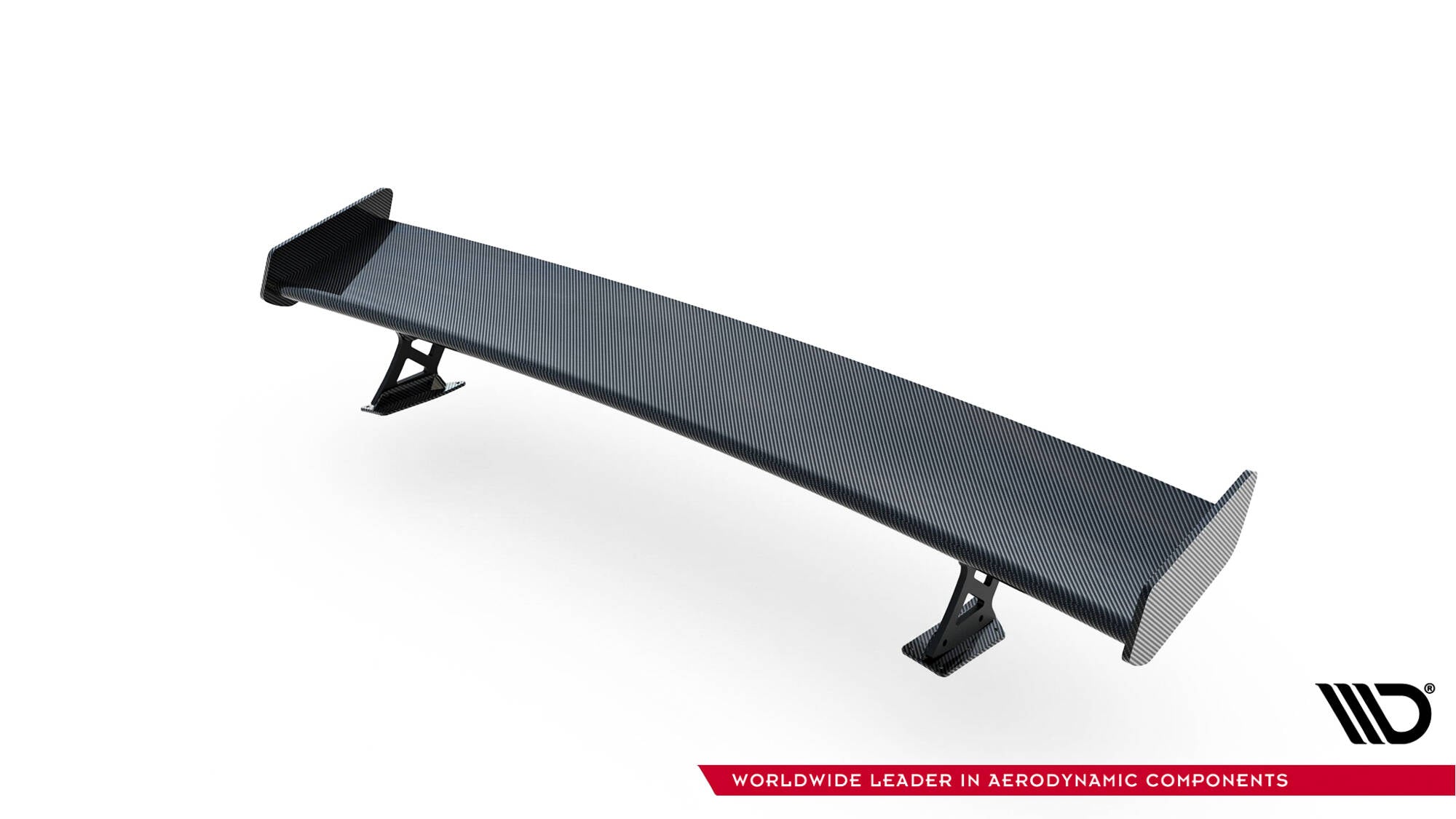 Maxton Design Carbon Spoiler With External Brackets Uprights Audi A3 / A3 S-Line / S3 / RS3 Limousine 8V / 8V Facelift für Audi A3