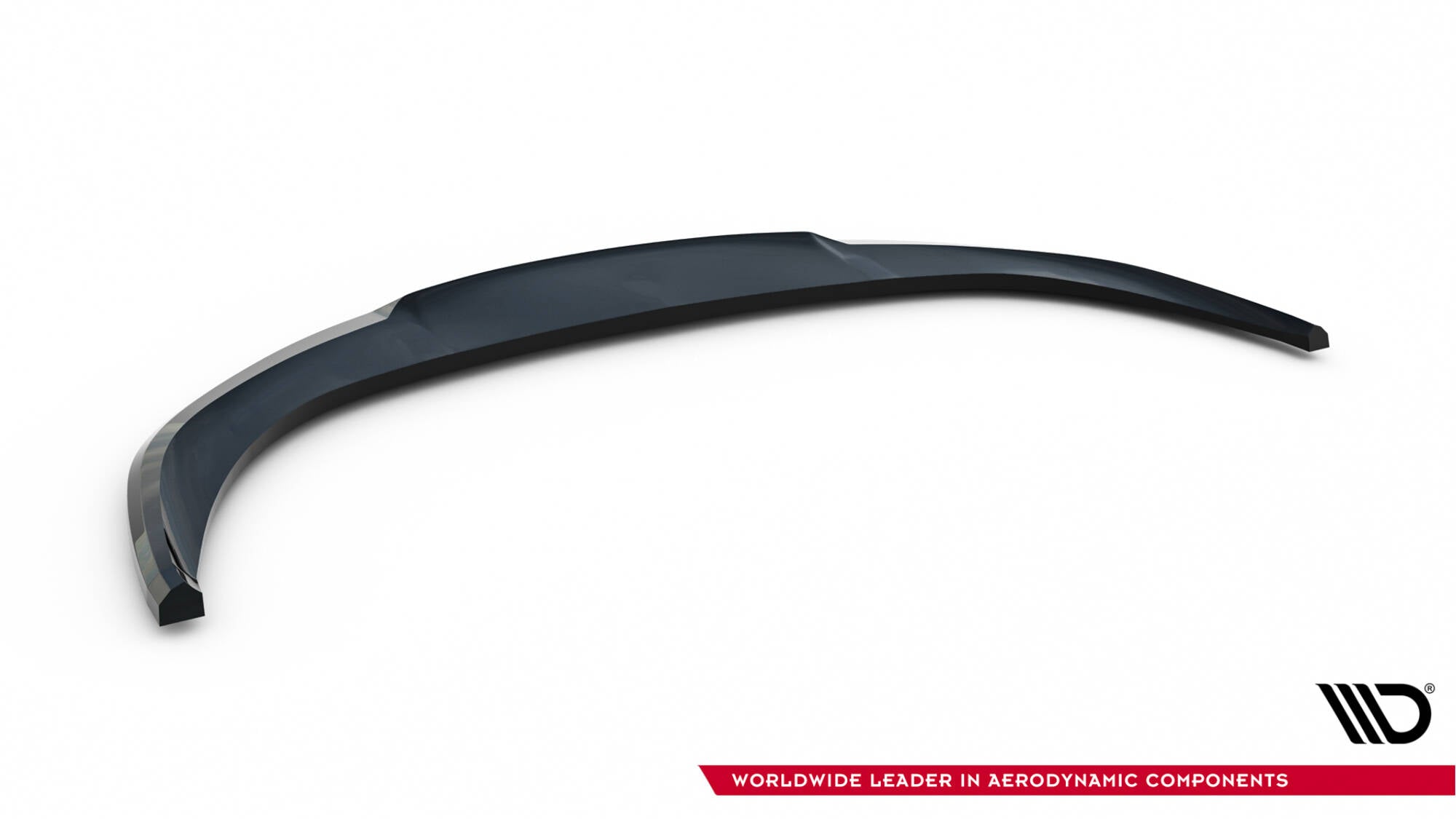 Maxton Design Street+ Spoilerlippe Front Ansatz passend für Porsche Taycan Turbo S Mk1 schwarz Hochglanz