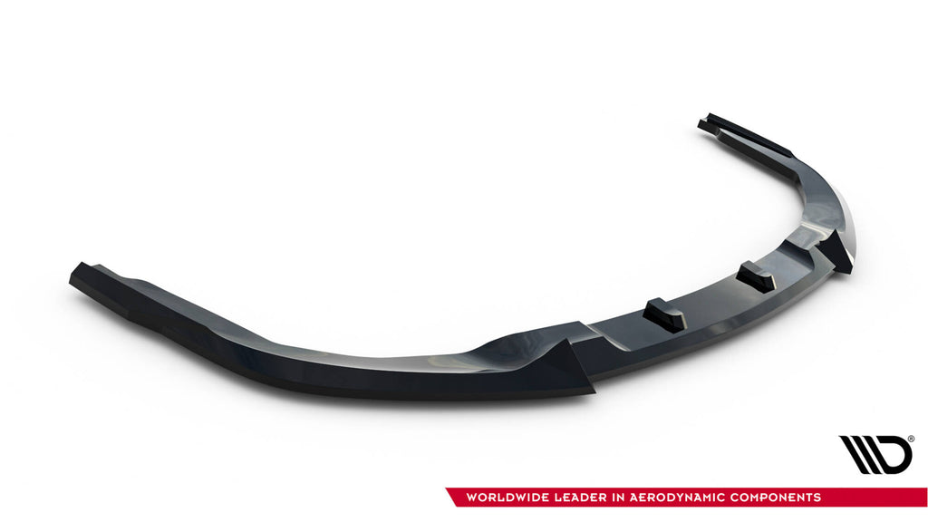 Maxton Design Street+ Spoilerlippe Front Ansatz V.2 passend für Subaru Impreza WRX STI Mk3 Facelift schwarz Hochglanz