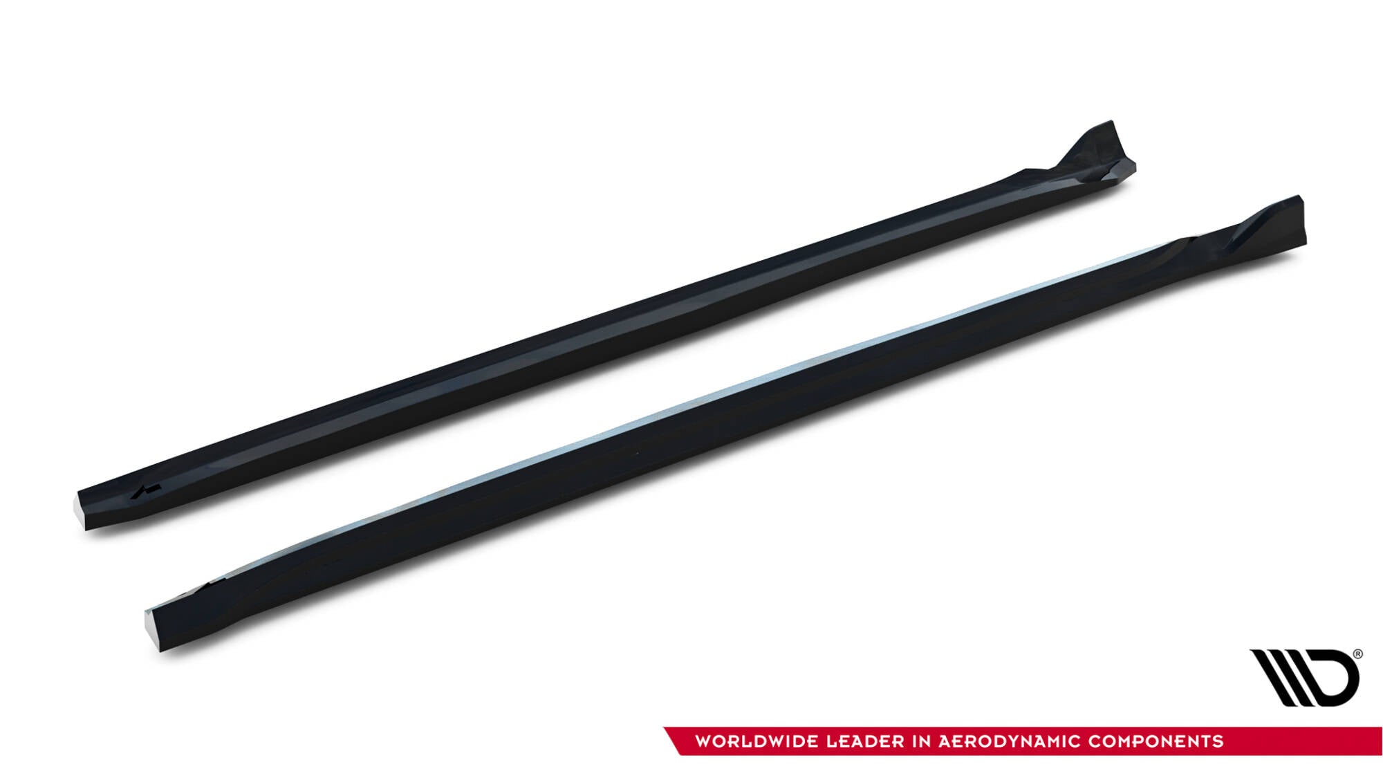 Maxton Design Street+ Seitenschweller Leisten passend für Abarth 500e schwarz Hochglanz