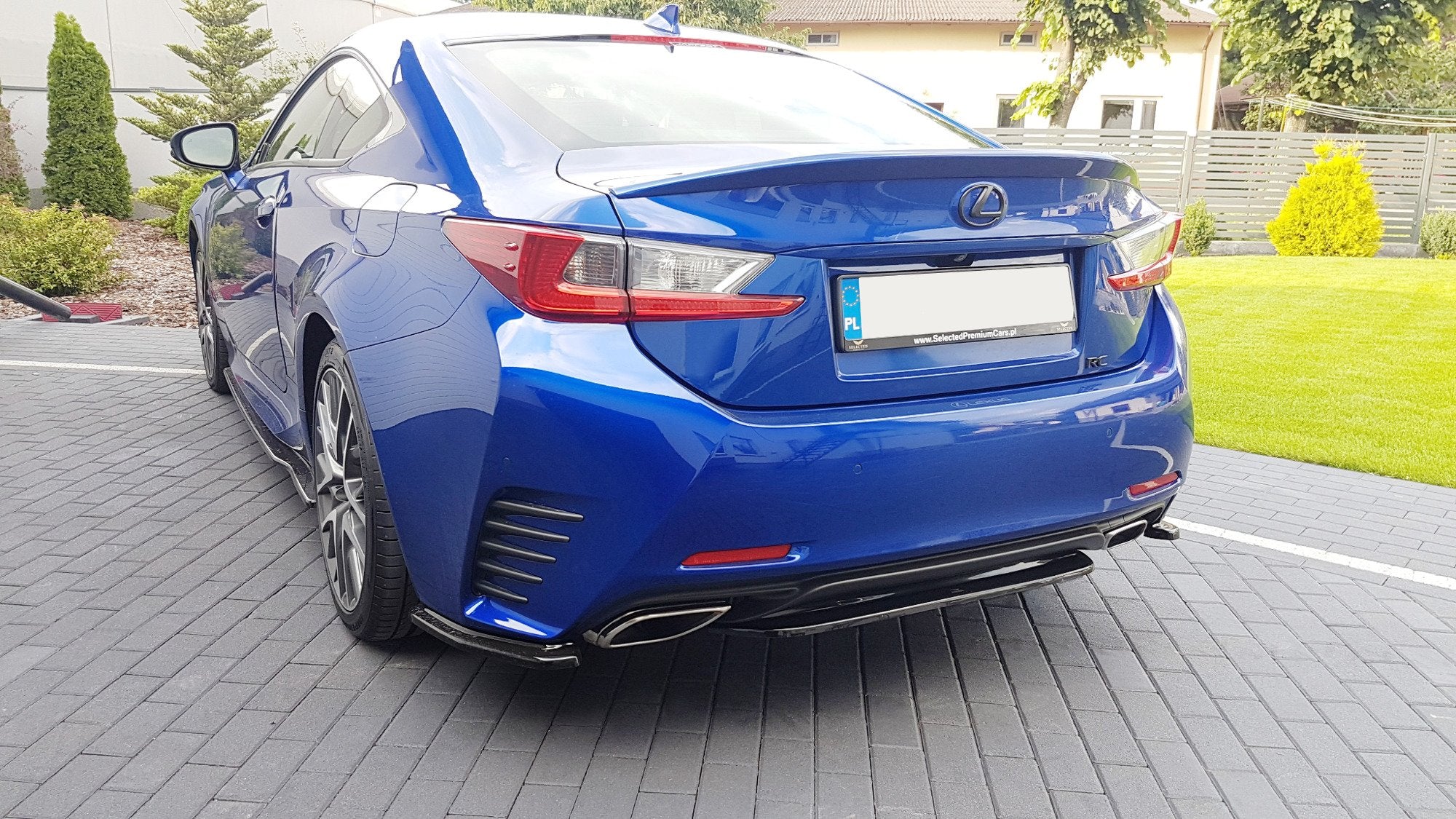 Maxton Design Heckansatz Lexus Rc Mk1 schwarz Hochglanz für Lexus RC Mk1