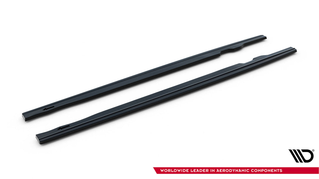 Maxton Design Street+ Seitenschweller Leisten passend für Mini Cooper S F56 / F56 Facelift schwarz Hochglanz