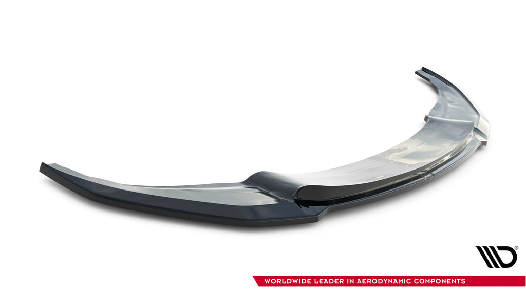 Maxton Design Street+ Spoilerlippe Front Ansatz V.2 passend für BMW M6 Gran Coupe / Coupe / Cabriolet F06 / F13 / F12 schwarz Hochglanz