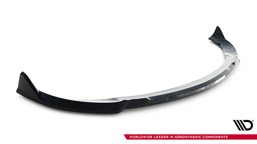 Maxton Design Street+ Spoilerlippe Front Ansatz V.1 passend für Mercedes-AMG CLE 53 C236 schwarz Hochglanz