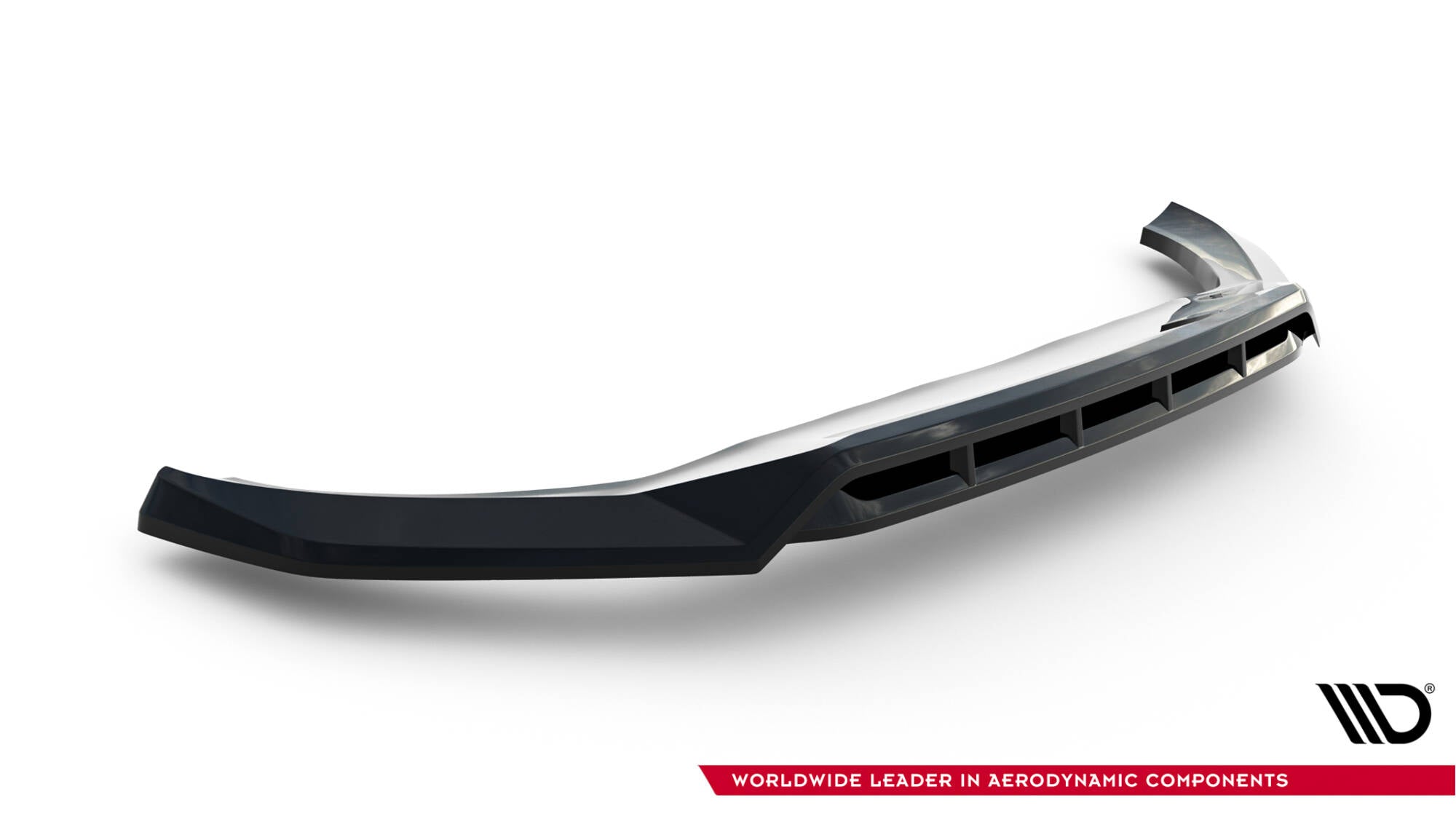 Maxton Design Street+ Spoilerlippe Front Ansatz passend für Volvo XC60 Mk2 schwarz Hochglanz