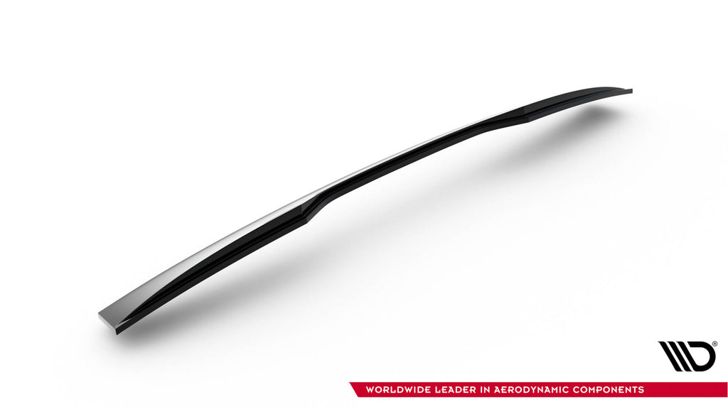 Maxton Design Heckscheiben Spoiler passend für BMW M550i / 5 M-Paket Limousine G30 schwarz Hochglanz