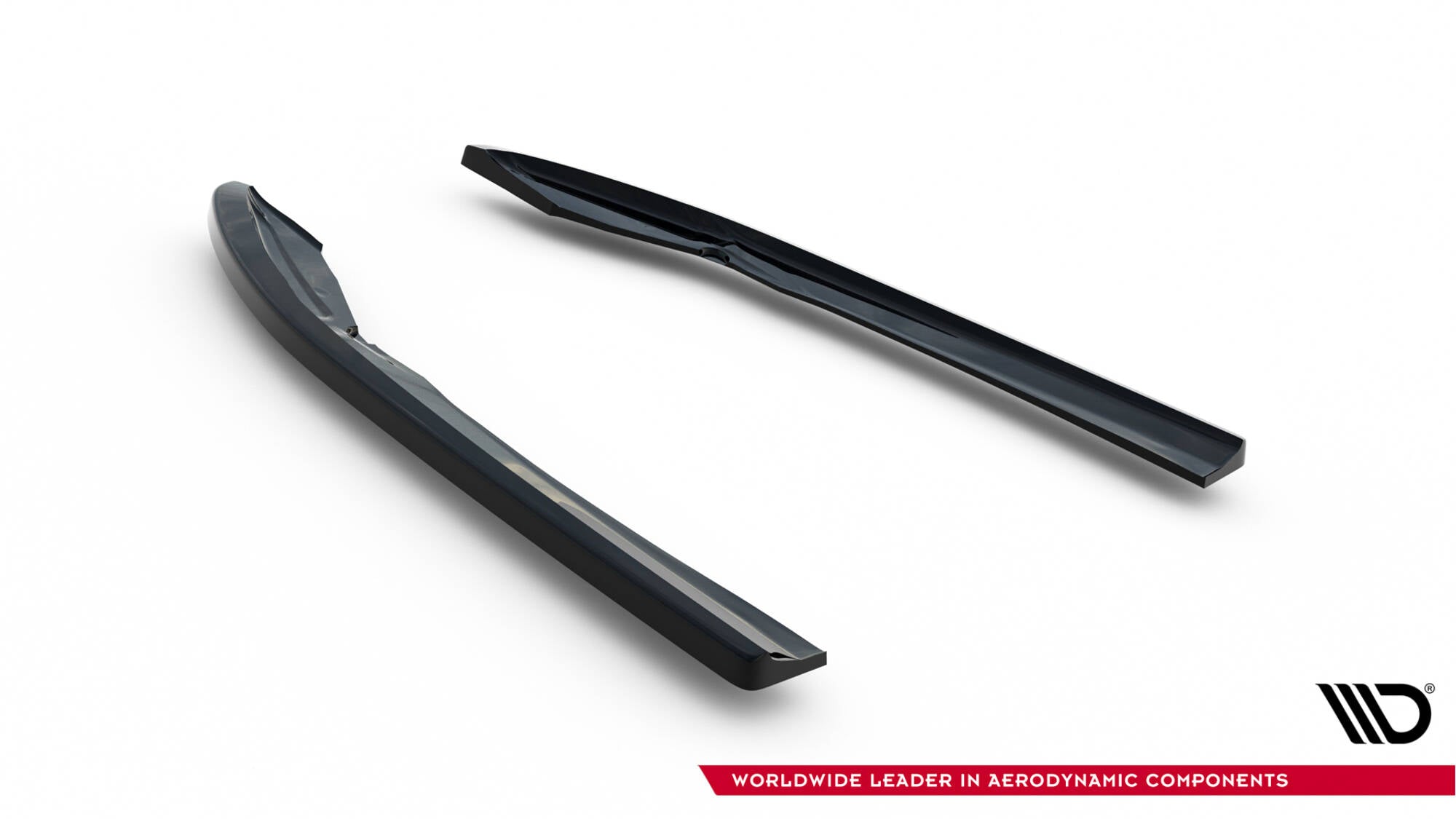 Maxton Design Heck Ansatz Flaps Diffusor passend für Audi S8 D5 Facelift schwarz Hochglanz