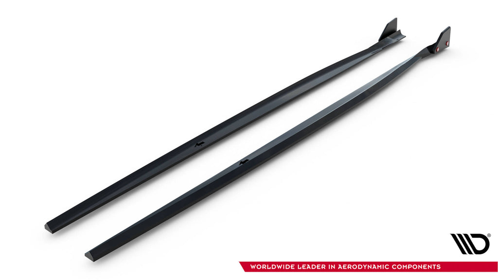 Maxton Design Street+ Seitenschweller Leisten passend für V.4 + Flaps BMW 1er M-Paket / M140i F20 Facelift