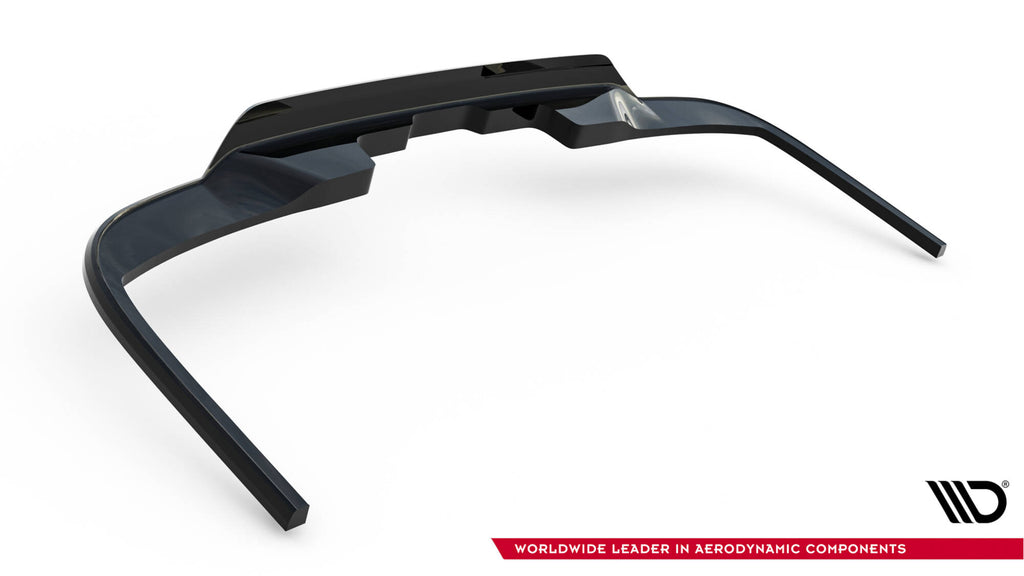Maxton Design Street+ Mittlerer Diffusor RACE passend für VW Multivan Long T7 schwarz Hochglanz