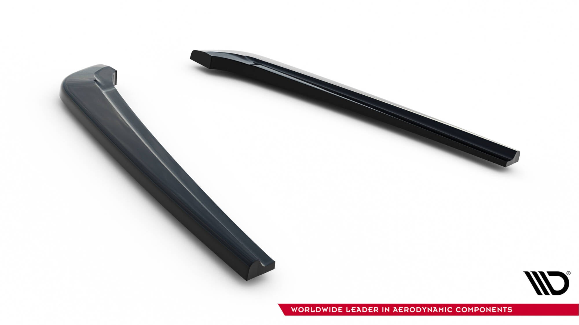 Maxton Design Heck Ansatz Flaps Diffusor V.3 passend für Mercedes-Benz V-Klasse AMG-Line W447 Facelift schwarz Hochglanz