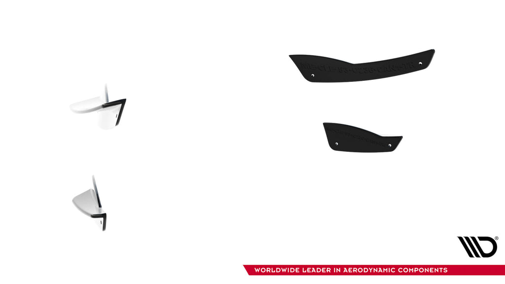 Maxton Design Stoßstangen Flaps Wings vorne Canards passend für Mercedes-AMG CLE 53 Aero C236