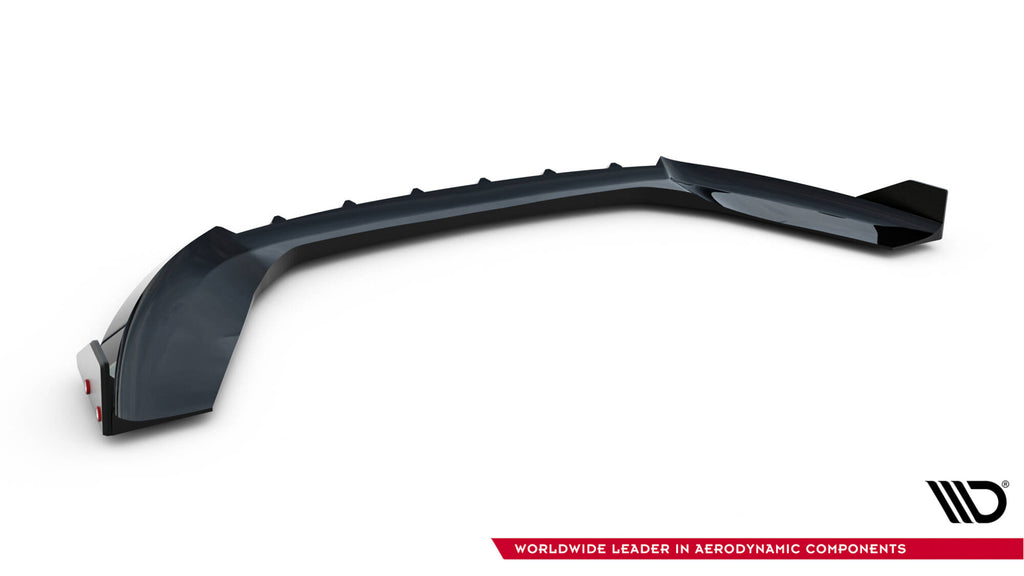 Maxton Design Street+ Spoilerlippe Front Ansatz V.6 + Flaps passend für Ford Fiesta ST Mk7 Facelift