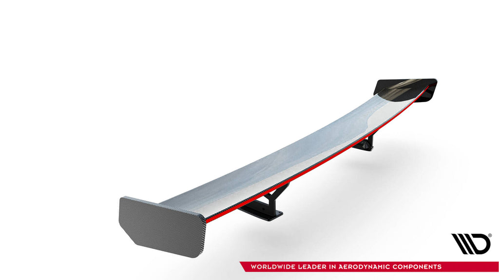 Maxton Design Carbon Spoiler With Internal Brackets Uprights + LED BMW 3er / M3 Coupe E92 für BMW 3er E92
