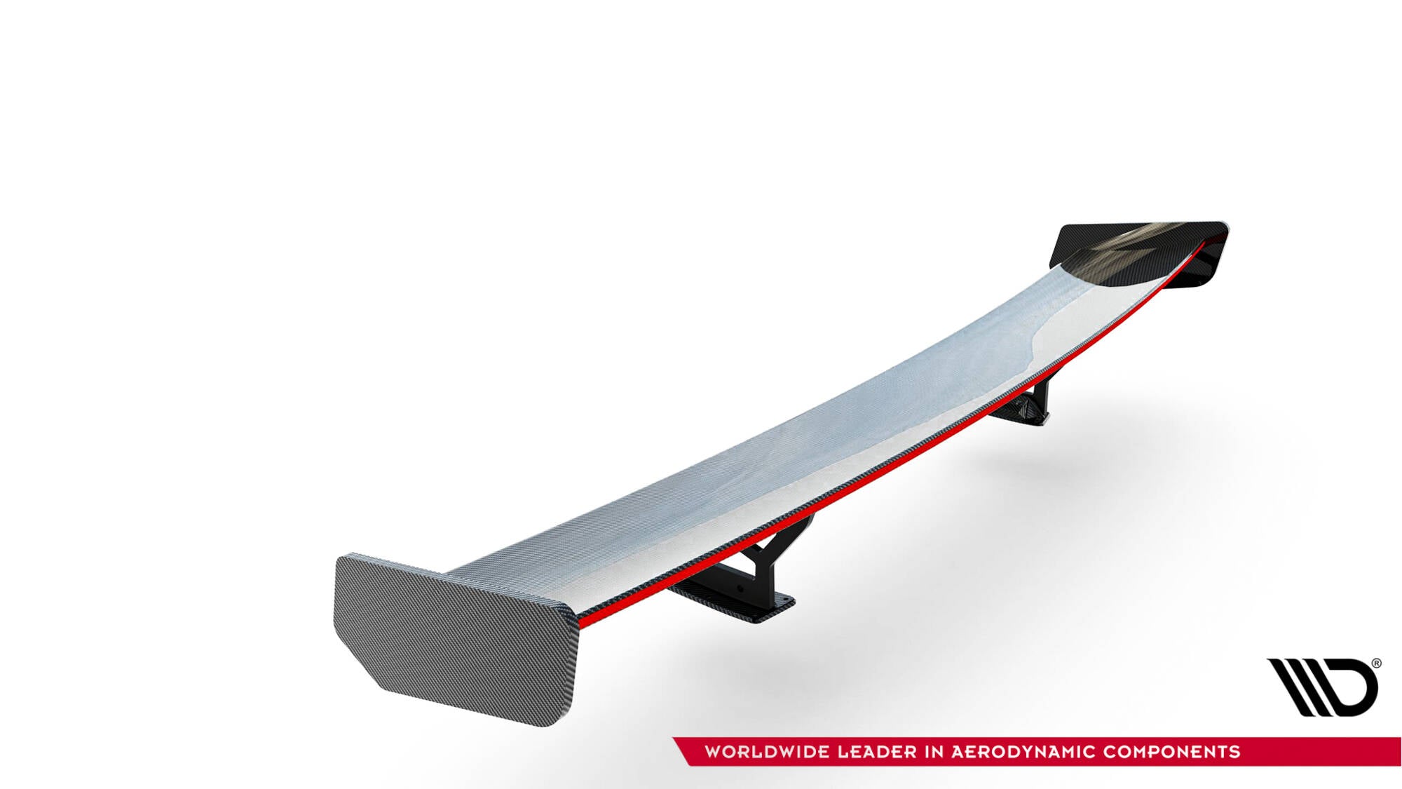 Maxton Design Carbon Spoiler With Internal Brackets Uprights + LED BMW 3er / M3 Coupe E92 für BMW 3er E92