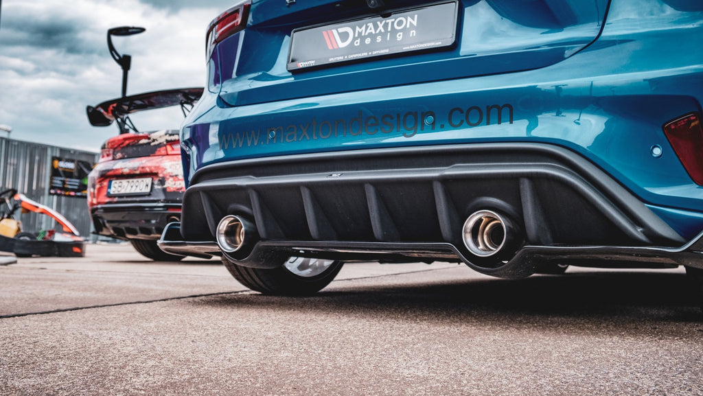 Maxton Design Heck Diffusor Ford Focus Hatchback St-line Mk4 für Ford Focus St-Line