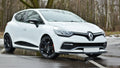 Maxton Design Street+ Spoilerlippe Front Ansatz passend für Renault Clio Mk4 RS schwarz Hochglanz